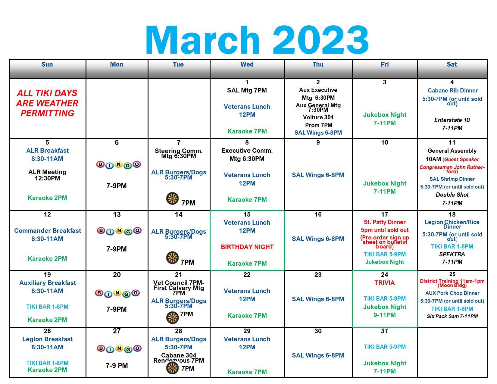 calendar