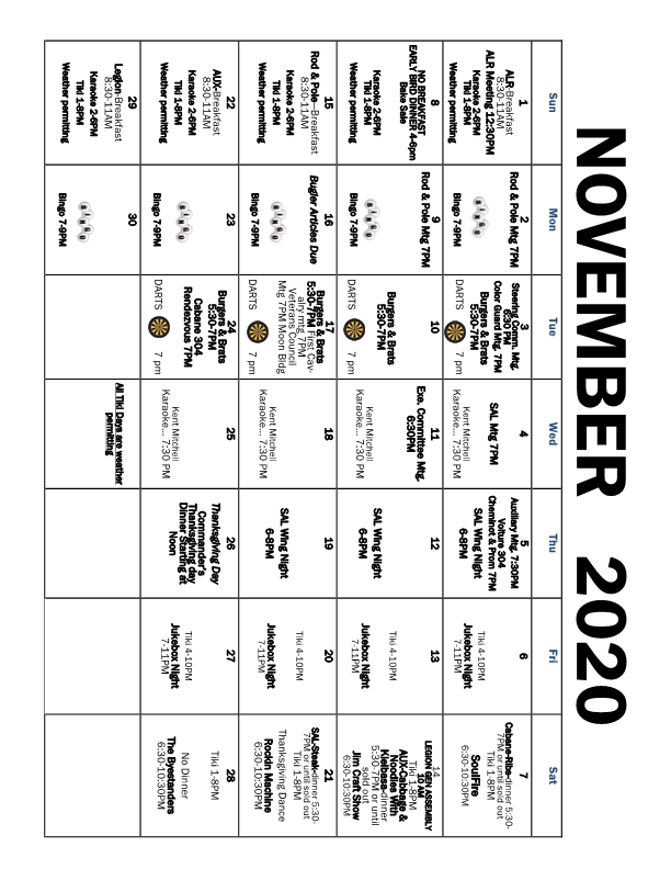 CALENDAR